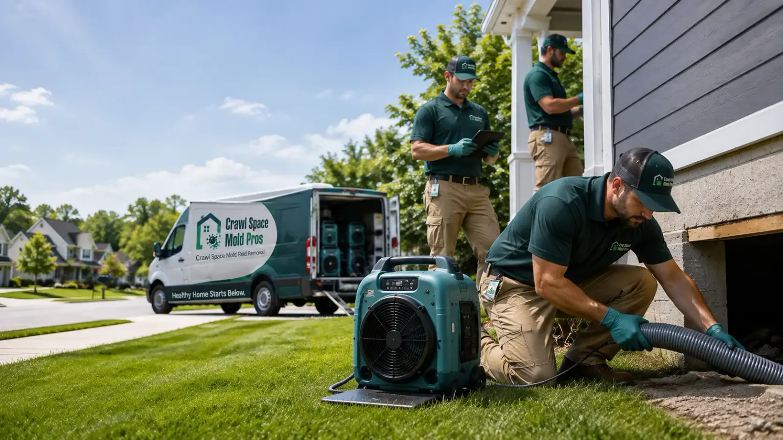 Crawl Space Mold Removal in Clarkston, MI